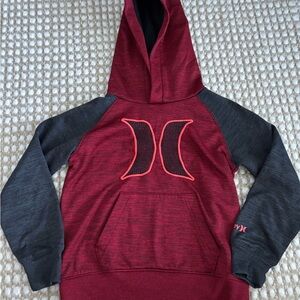 Hurley Red and Black Hoodie